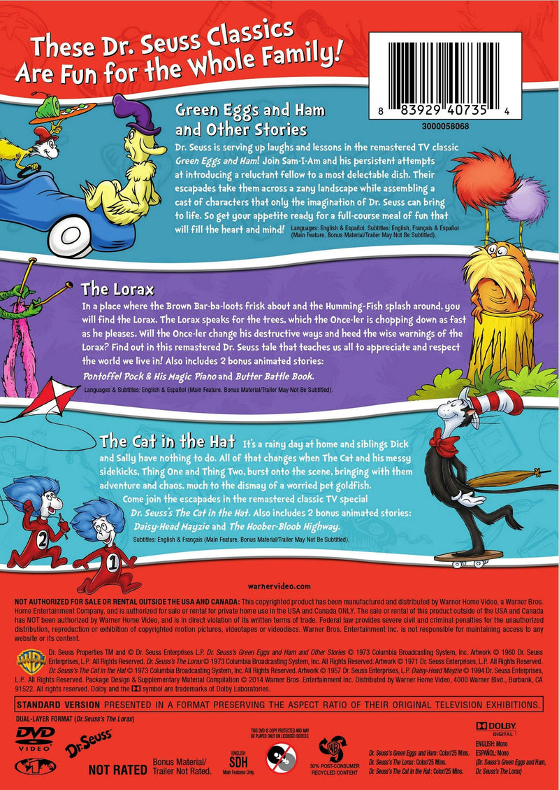 Dr. Seuss Triple Feature [DVD]