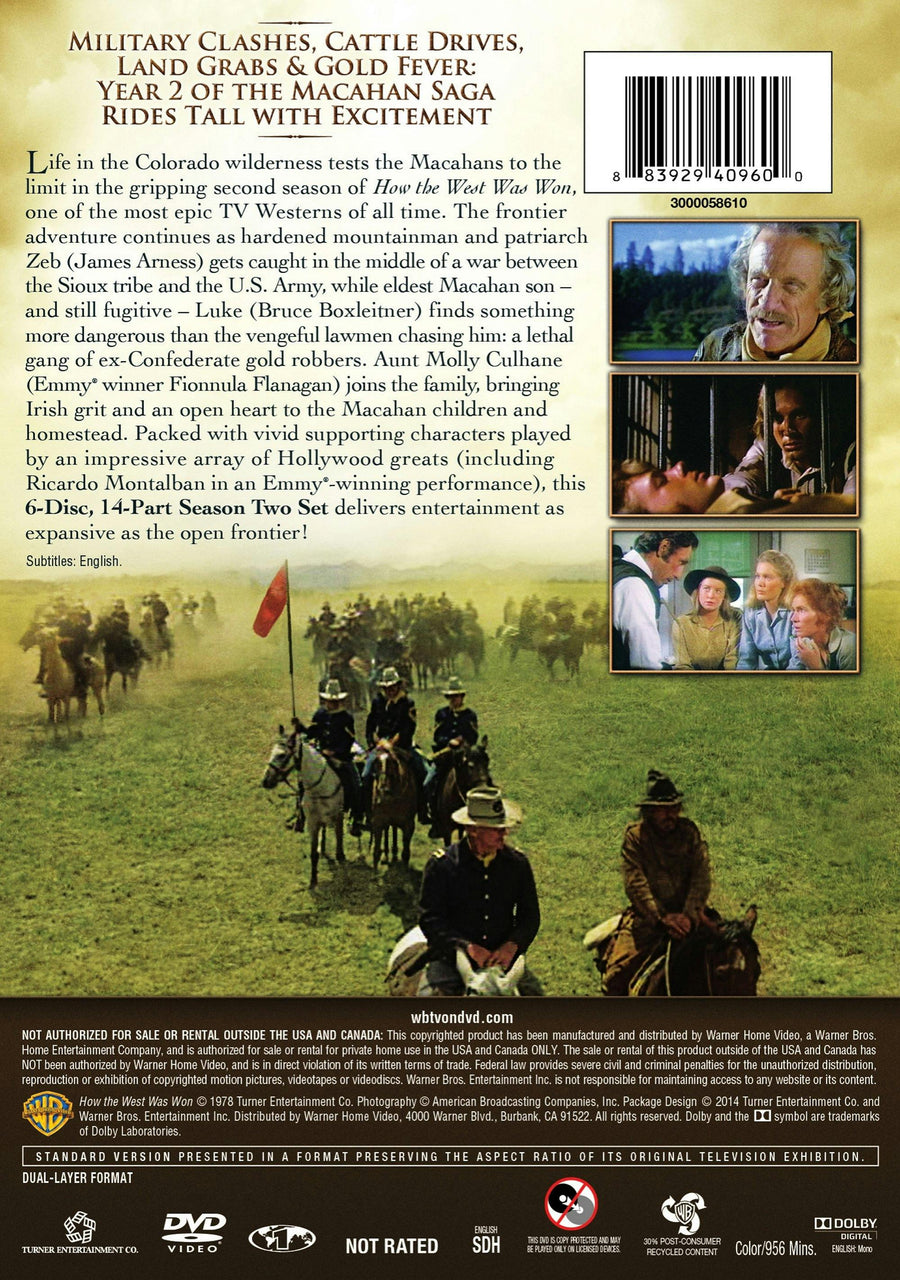 How the West Was Won: The Complete Second Season (Box Set) [DVD]