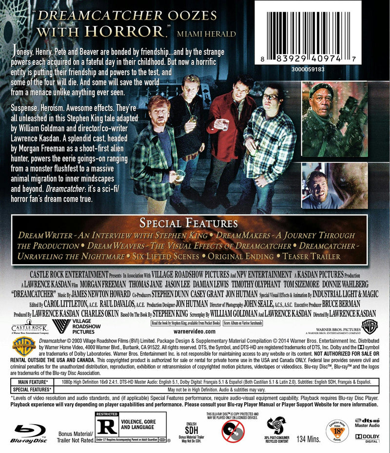 Dreamcatcher [Blu-ray]