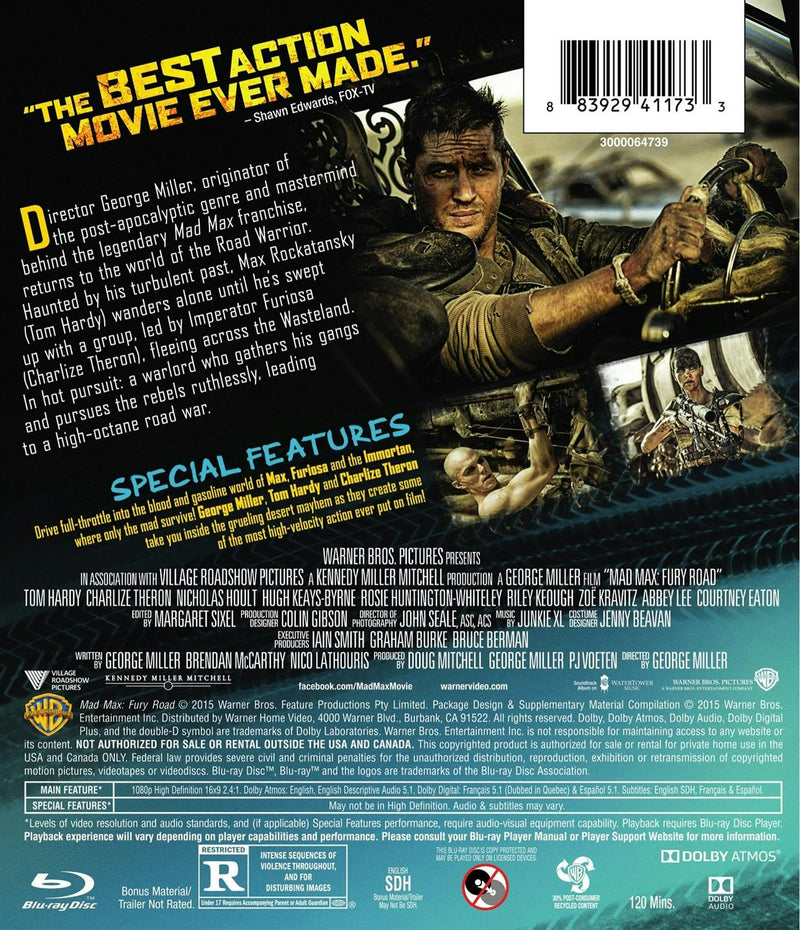 Mad Max: Fury Road [Blu-ray]