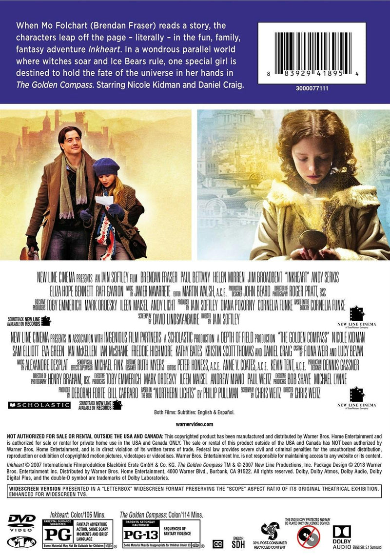 The Inkheart / Golden Compass (DVD Double Feature) [DVD]