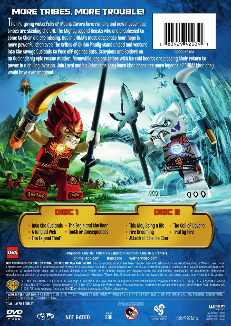 LEGO Legends of Chima: Quest for the Legend Beasts Season 2 Part 1 [DVD]