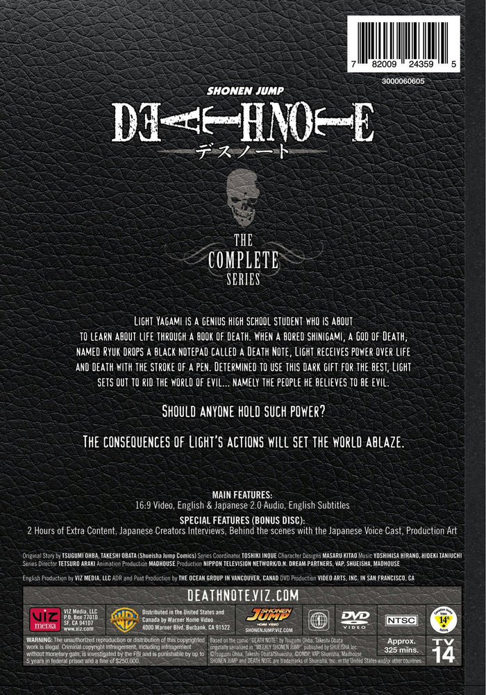 Death Note (animated) Complete Set Repackage [DVD]