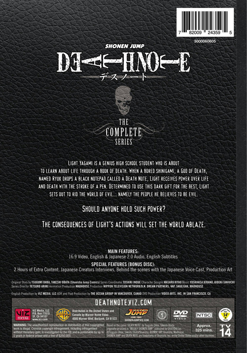 Death Note (animated) Complete Set Repackage [DVD]