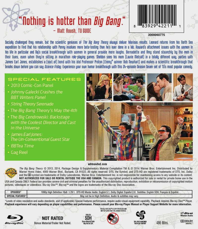 Big Bang Theory, The: The Complete Seventh Season [Blu-ray]