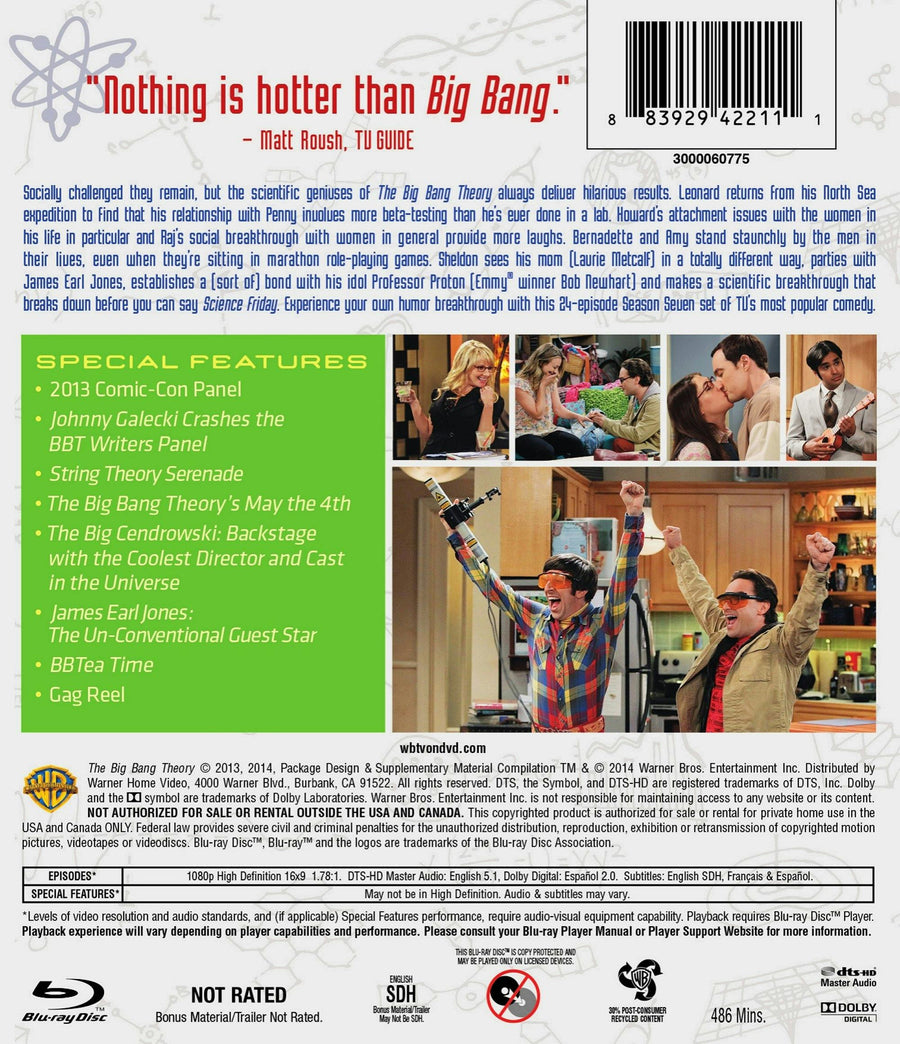 Big Bang Theory, The: The Complete Seventh Season [Blu-ray]