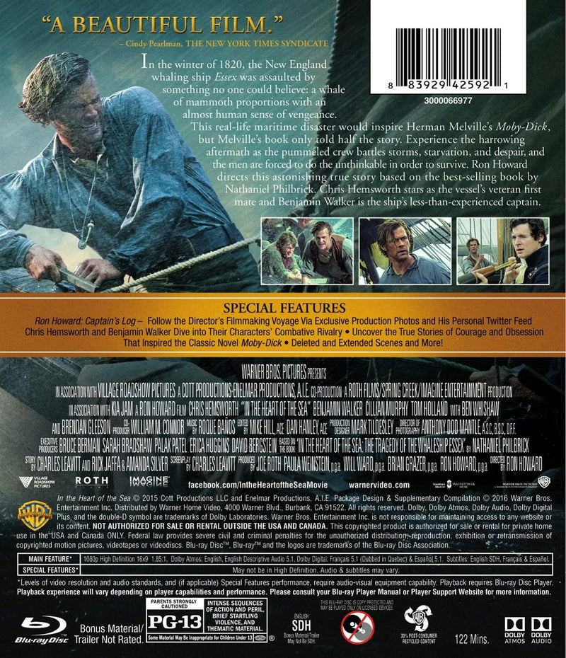 In the Heart of the Sea [Blu-ray]