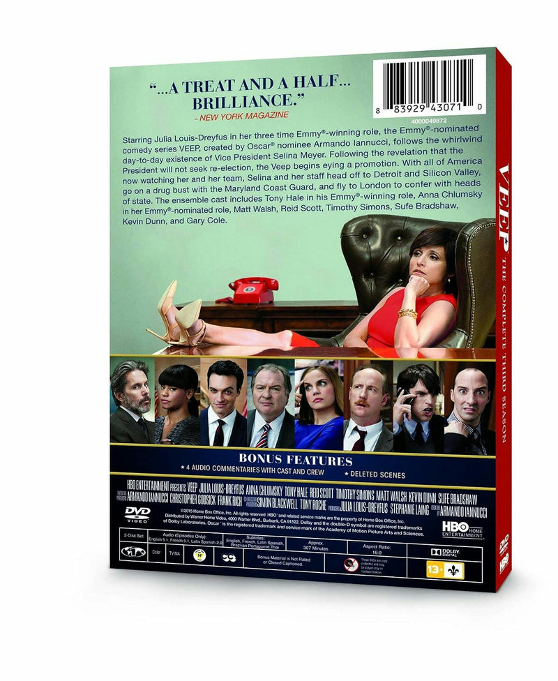 Veep: The Complete Third Season (Blu-ray + Digital HD) [Blu-ray]