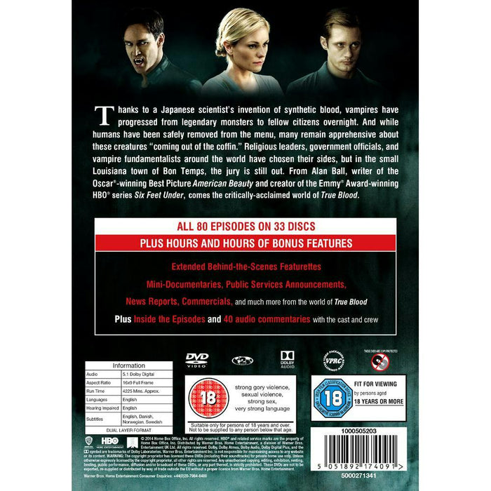 True Blood: The Complete Series (Box Set) [DVD]