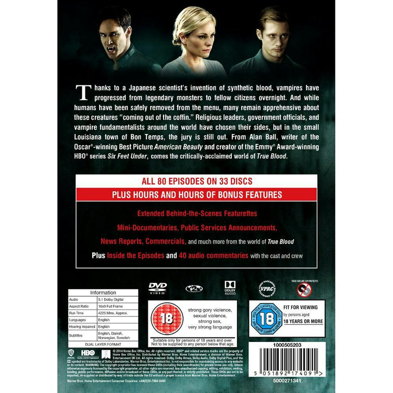 True Blood: The Complete Series (Box Set) [DVD]