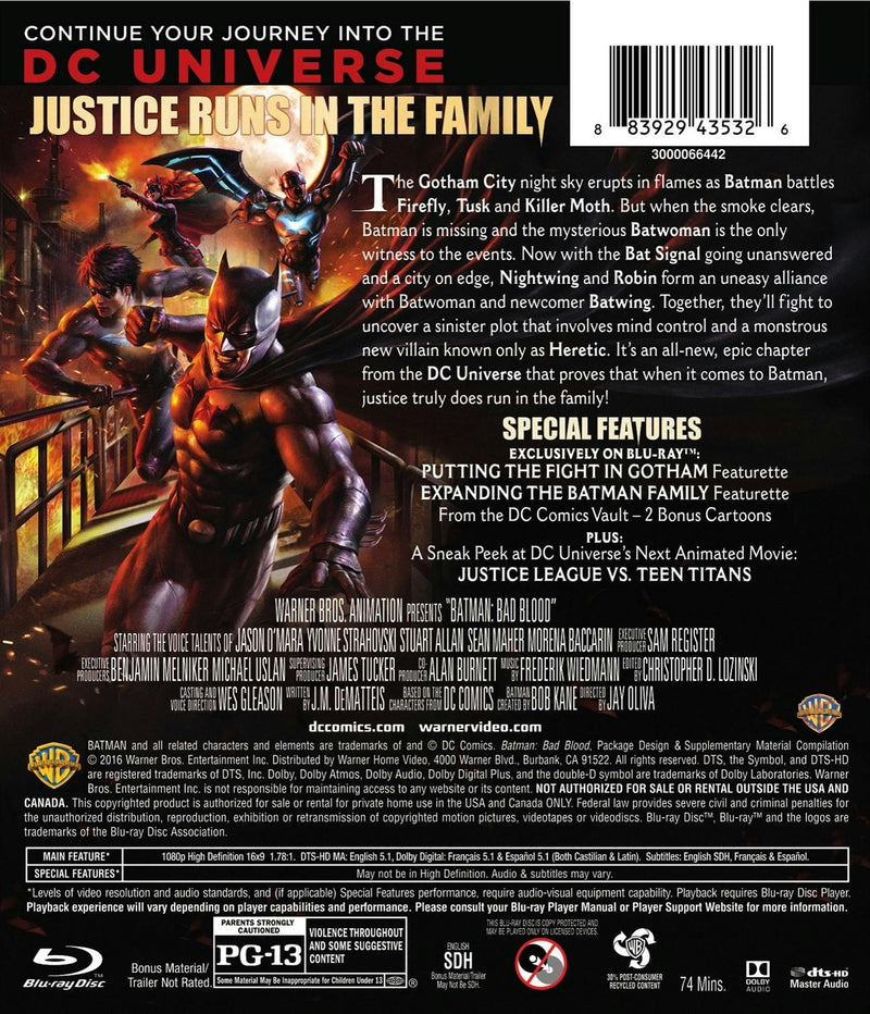 Batman: Bad Blood [Blu-ray]