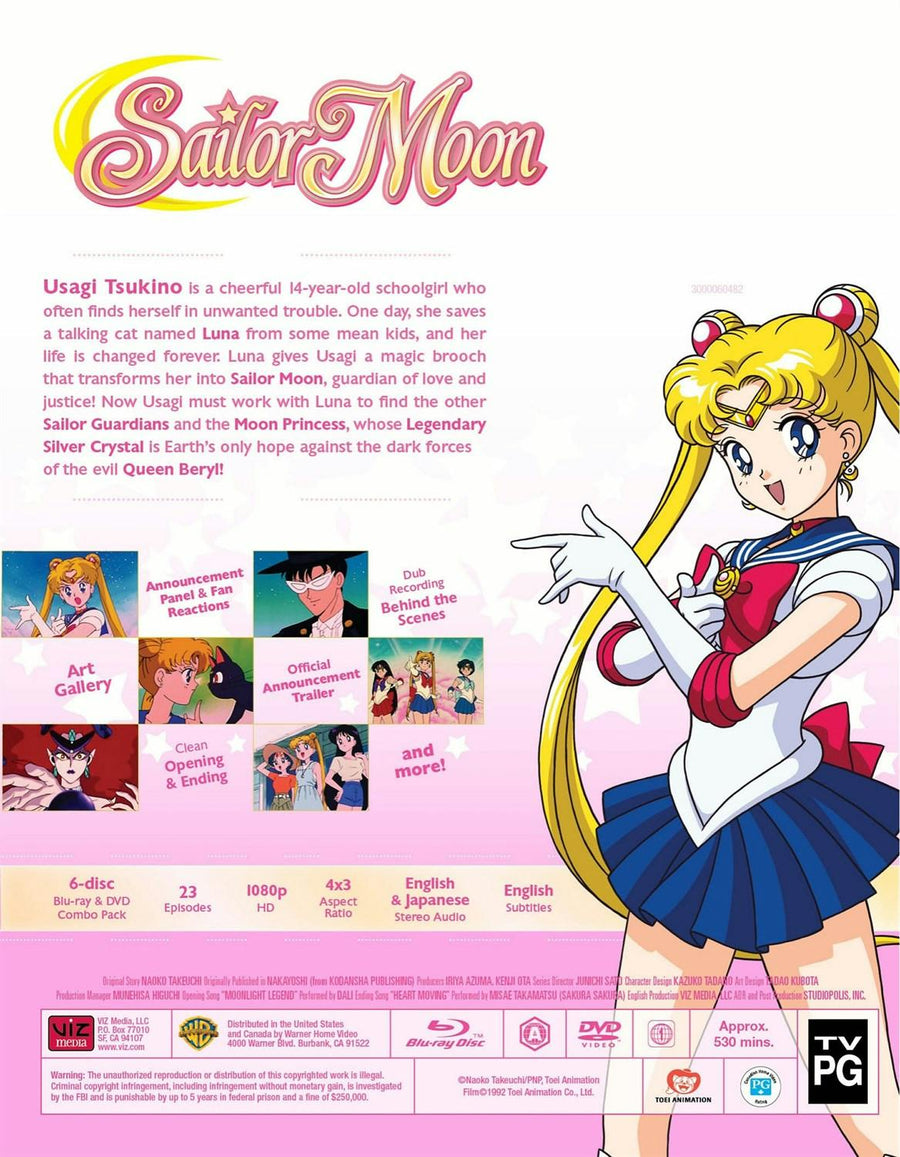 Sailor Moon Season One Part One (Blu-ray + DVD) [Blu-ray]