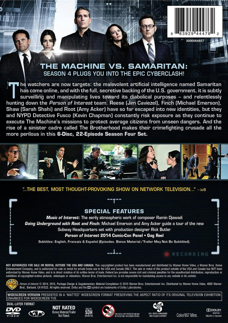 Person of Interest: Season 4 [DVD]