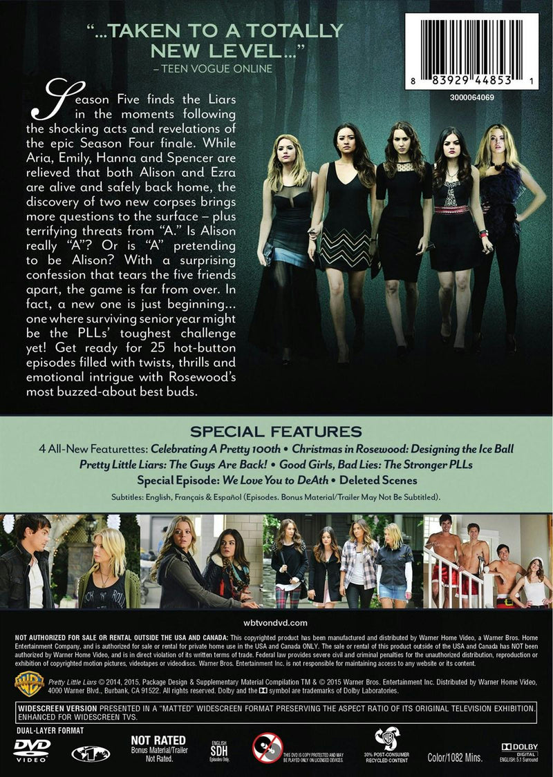 Pretty Little Liars: The Complete Fifth Season (Box Set) [DVD]