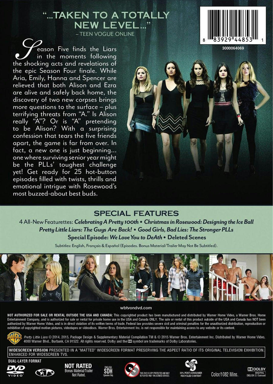 Pretty Little Liars: The Complete Fifth Season (Box Set) [DVD]