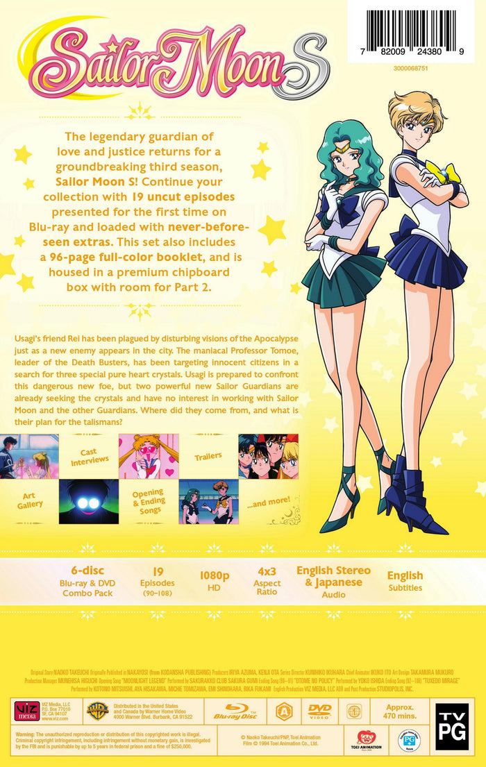 Sailor Moon S: Season 3 Part 1: Limited Edition (BD Combo) [Blu-ray]