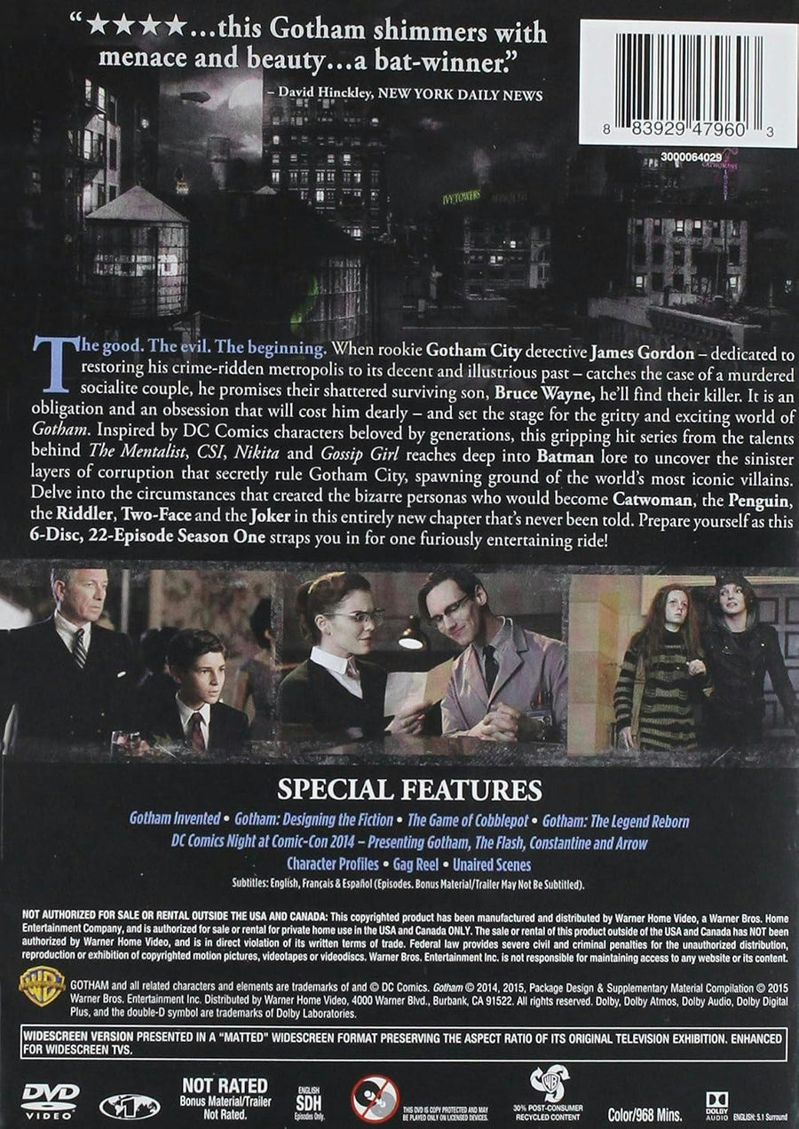 Gotham: The Complete First Season [DVD]