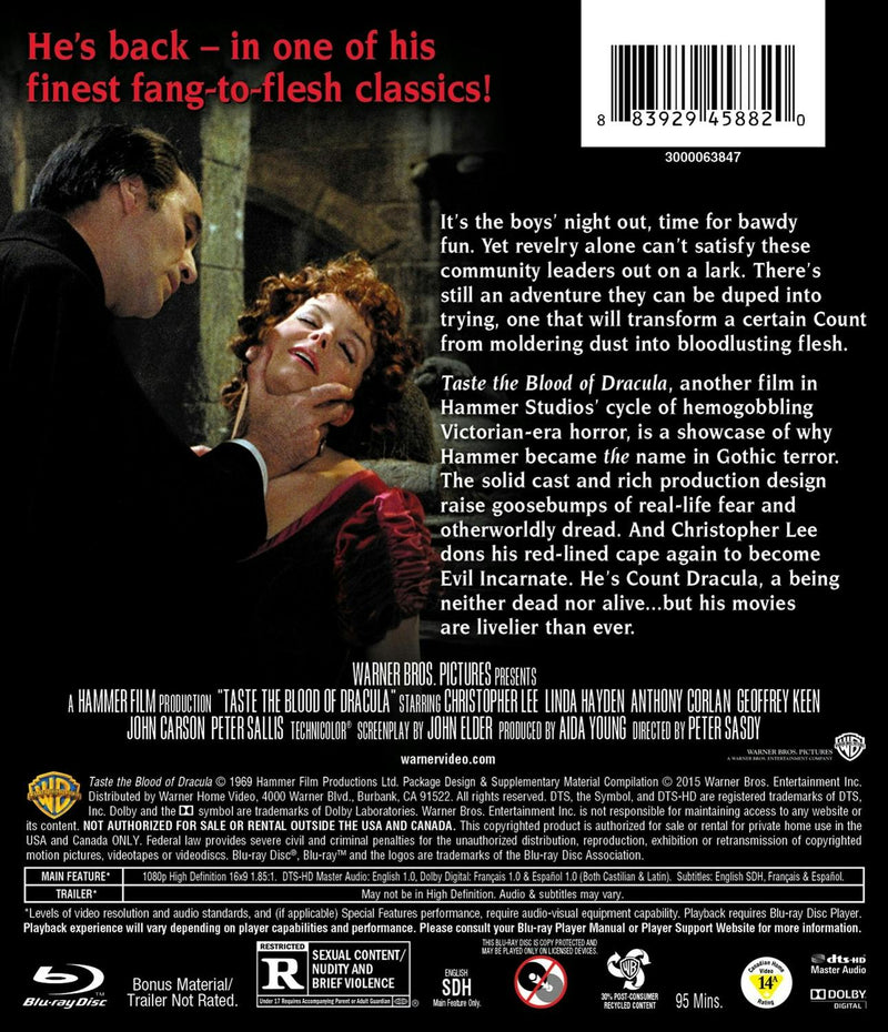 Taste the Blood of Dracula [Blu-ray]