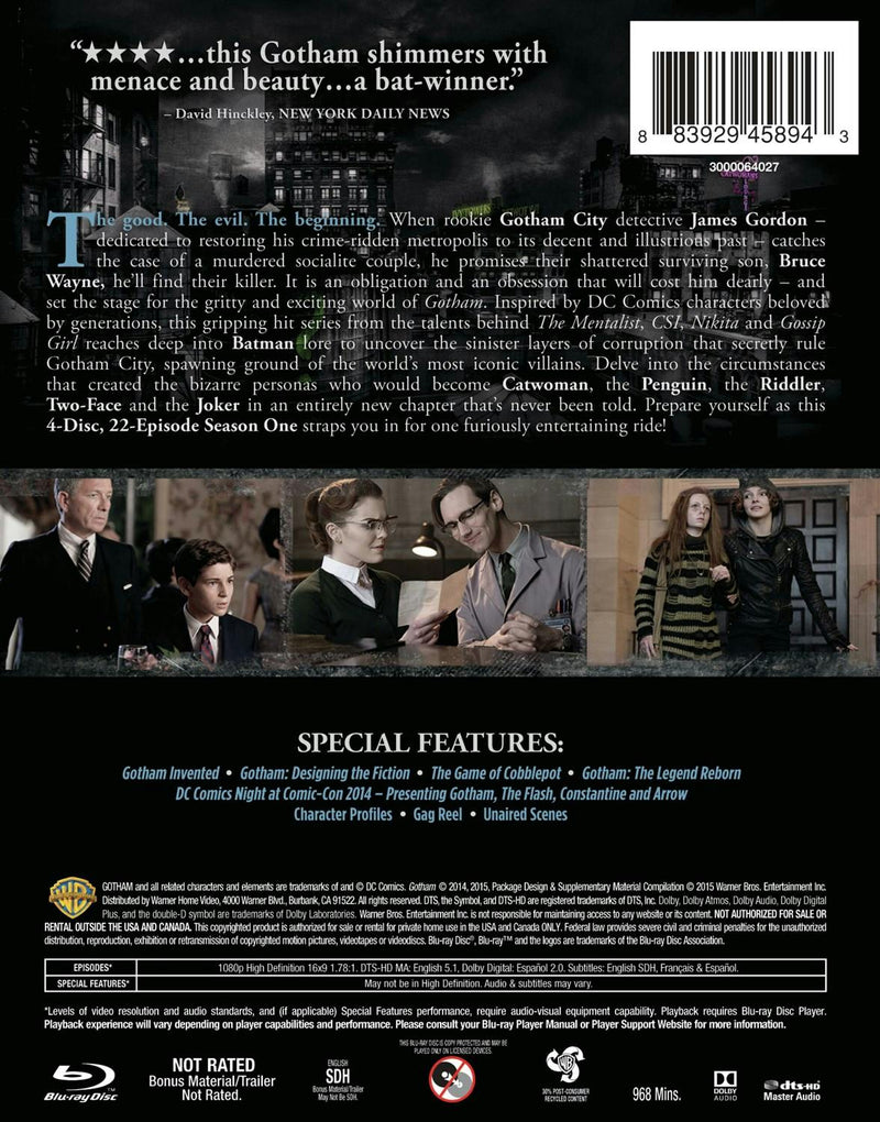 Gotham: The Complete First Season [Blu-ray]