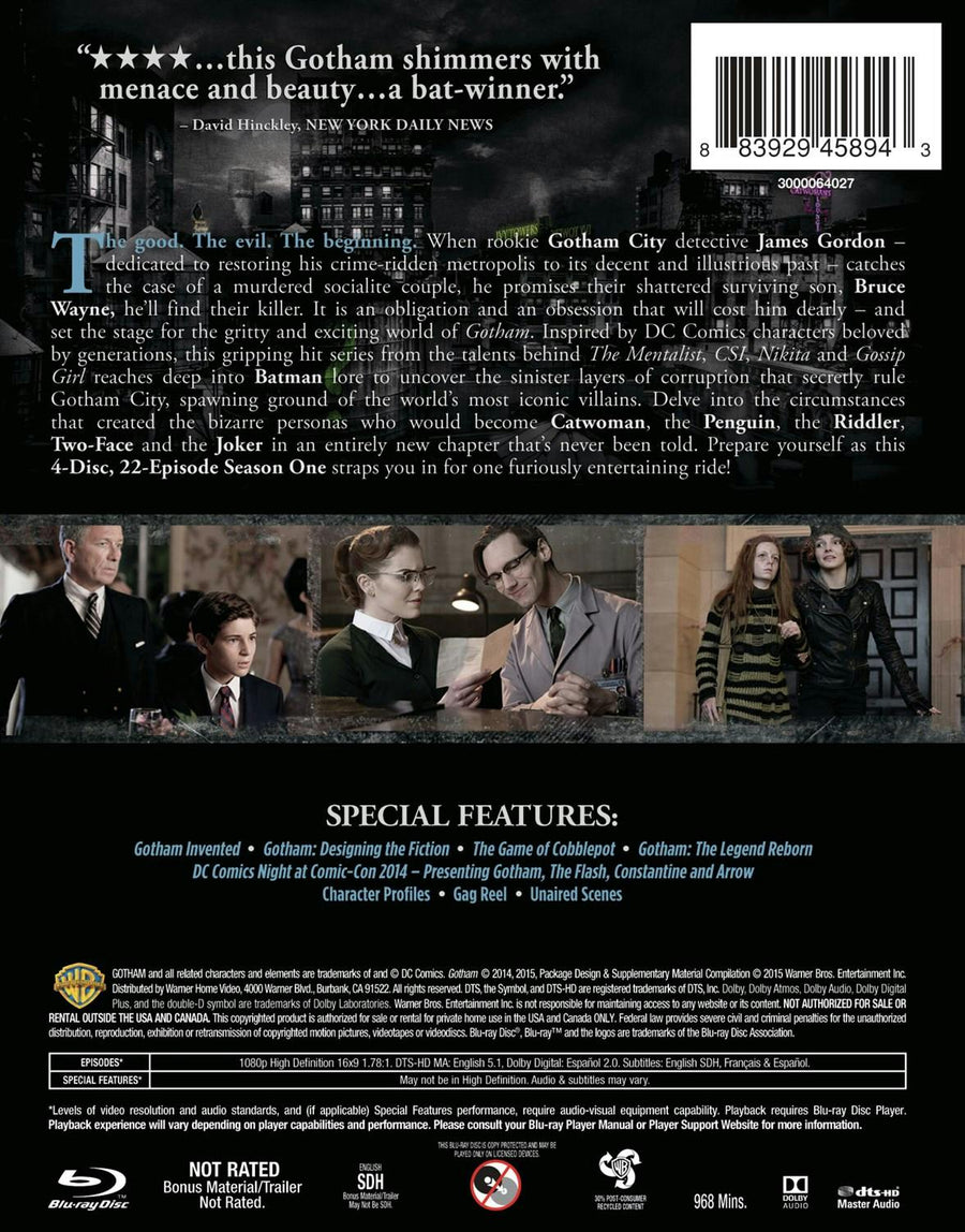 Gotham: The Complete First Season [Blu-ray]