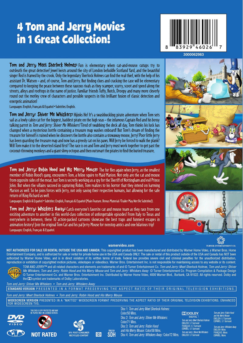 4 Kids Favorites: Tom & Jerry [DVD]