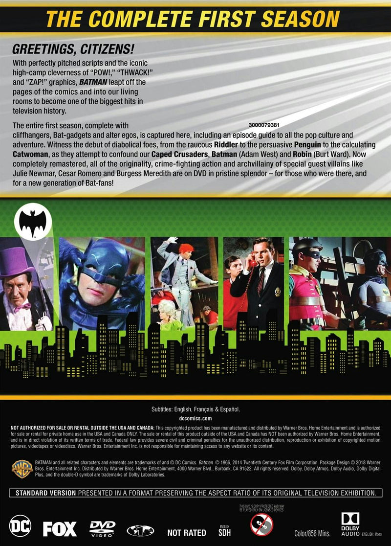 Batman: The Complete First Season (DVD New Box Art) [DVD]
