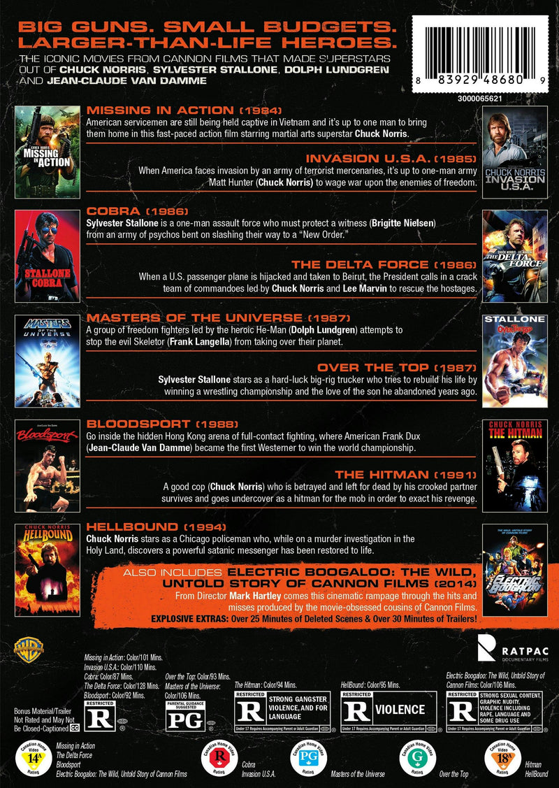 Cannon Films 10-film Collection (Box Set) [DVD]