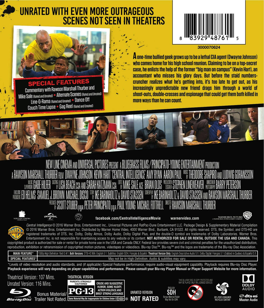 Central Intelligence [Blu-ray]