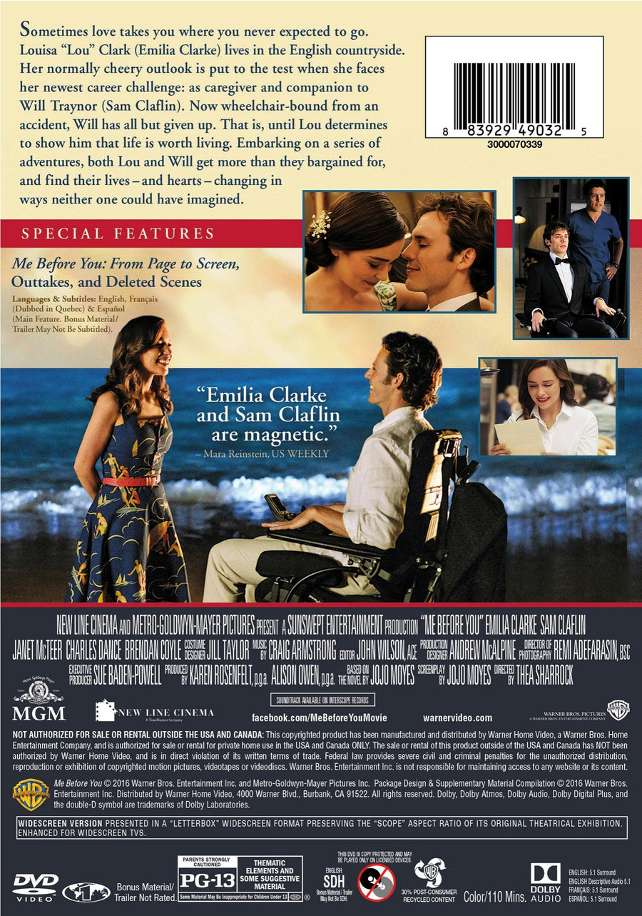 Me Before You [DVD]