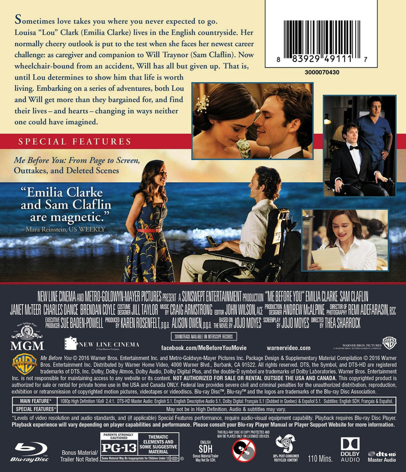 Me Before You [Blu-ray]