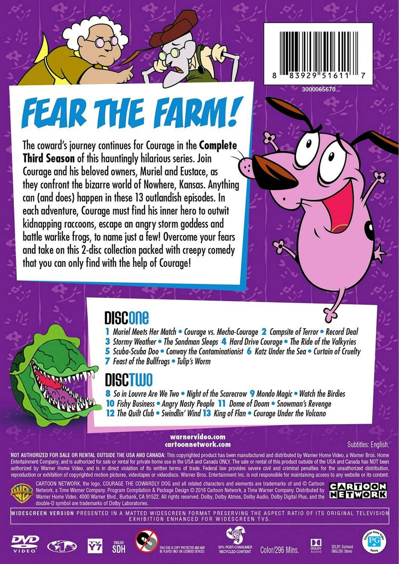 Cartoon Network Hall of Fame: Courage the Cowardly Dog Season Three [DVD]
