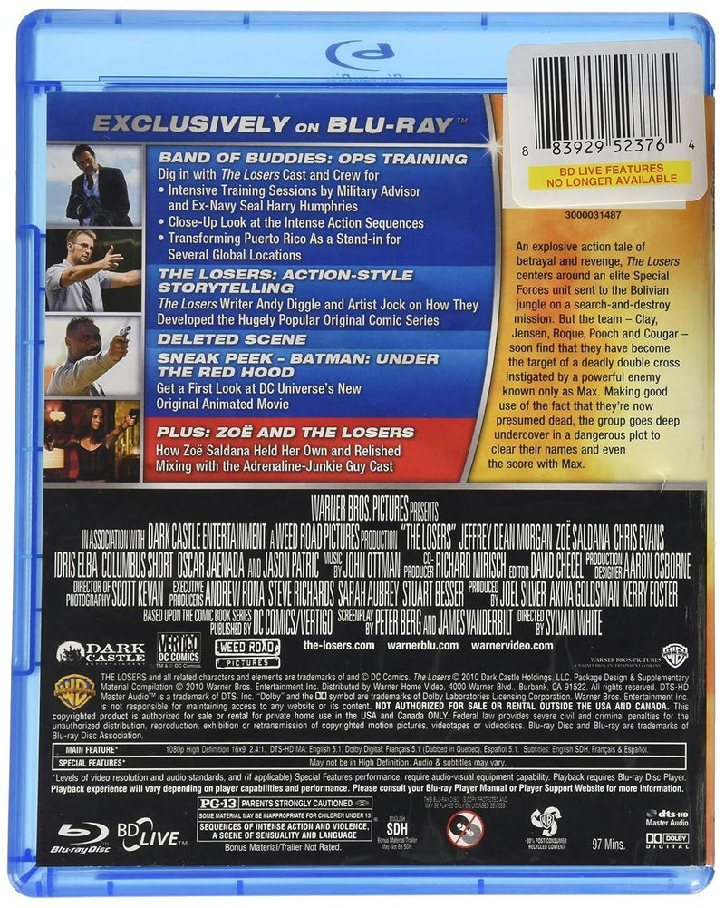 The Losers (Blu-ray New Box Art) [Blu-ray]