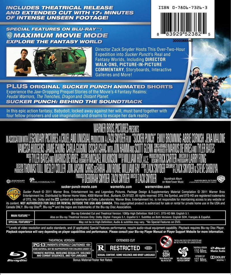 Sucker Punch (Blu-ray New Box Art) [Blu-ray]
