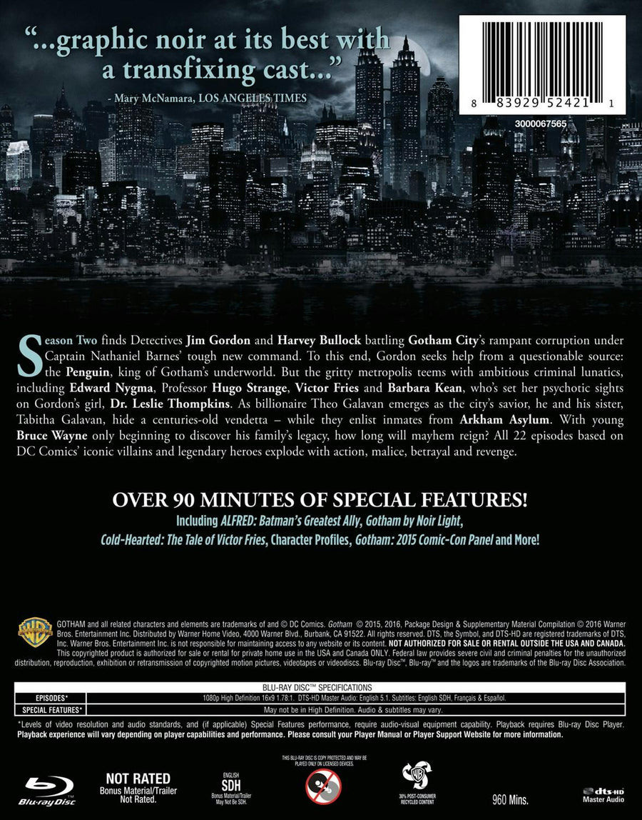 Gotham: The Complete Second Season [Blu-ray]