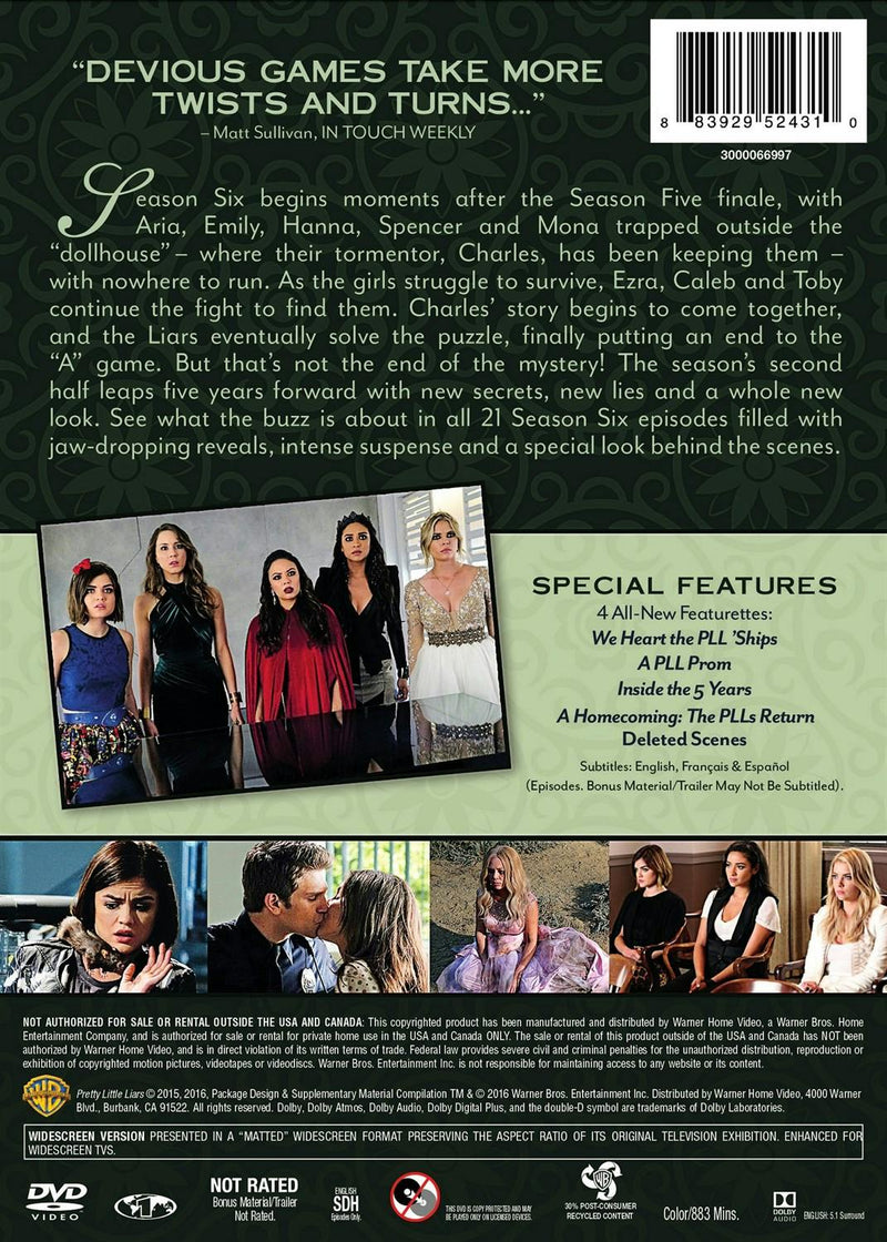 Pretty Little Liars: The Complete Sixth Season [DVD]