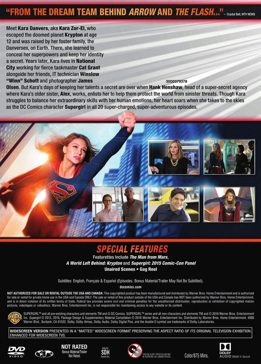 Supergirl: The Complete First Season [DVD]