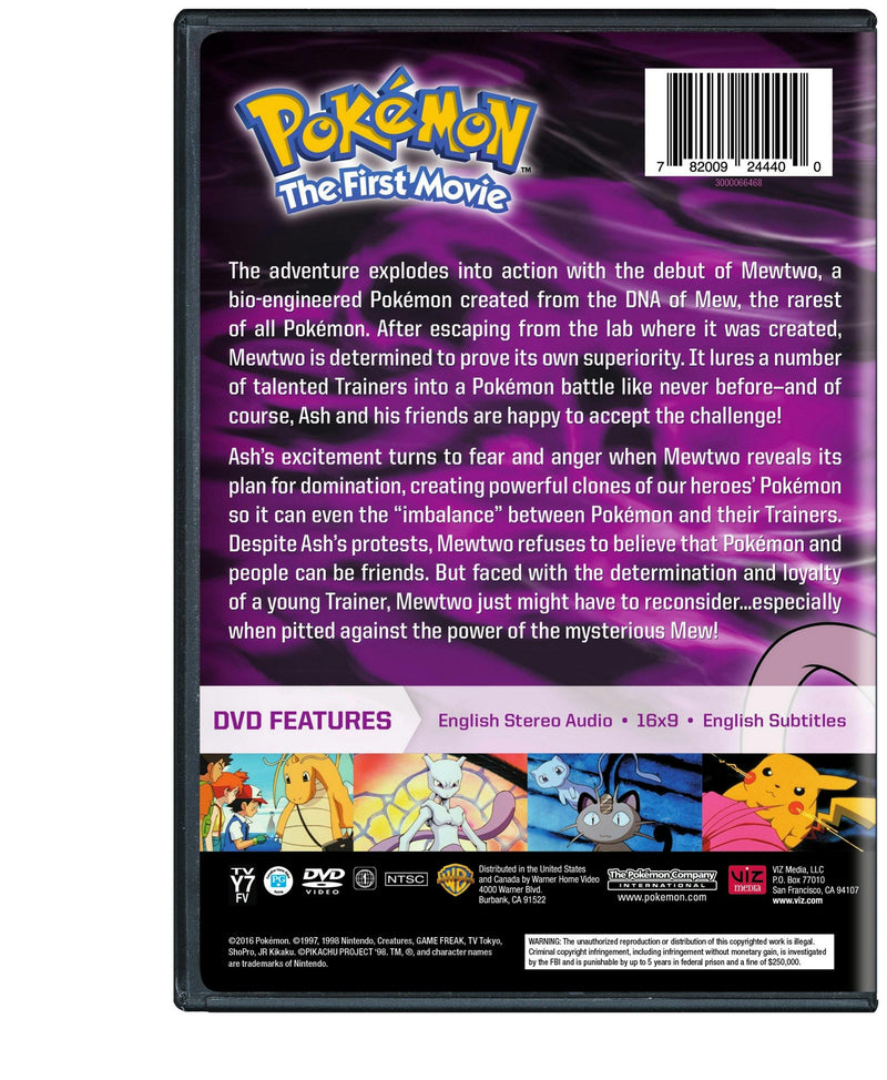 Pokemon the First Movie: Mewtwo Strikes Back (DVD) [DVD]