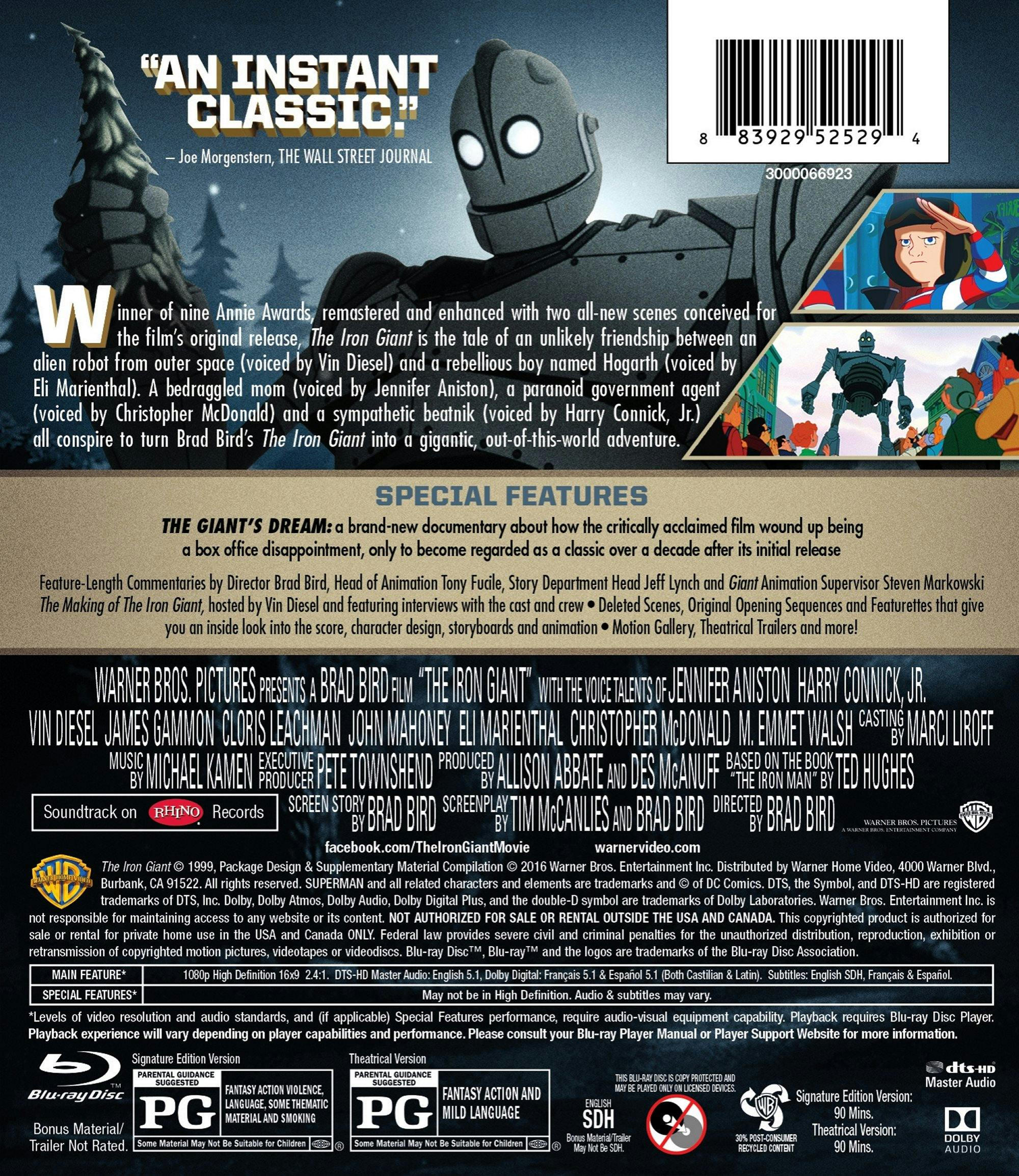 The Iron Giant: Signature Edition (Blu-ray Signature Edition) [Blu