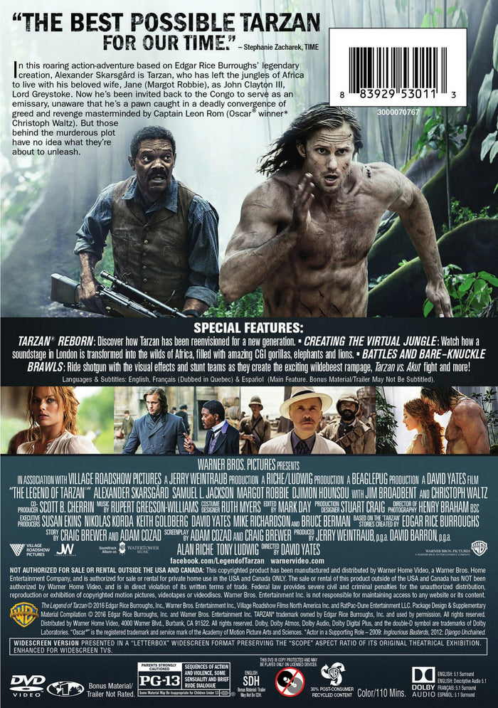 The Legend of Tarzan (Special Edition) [DVD]