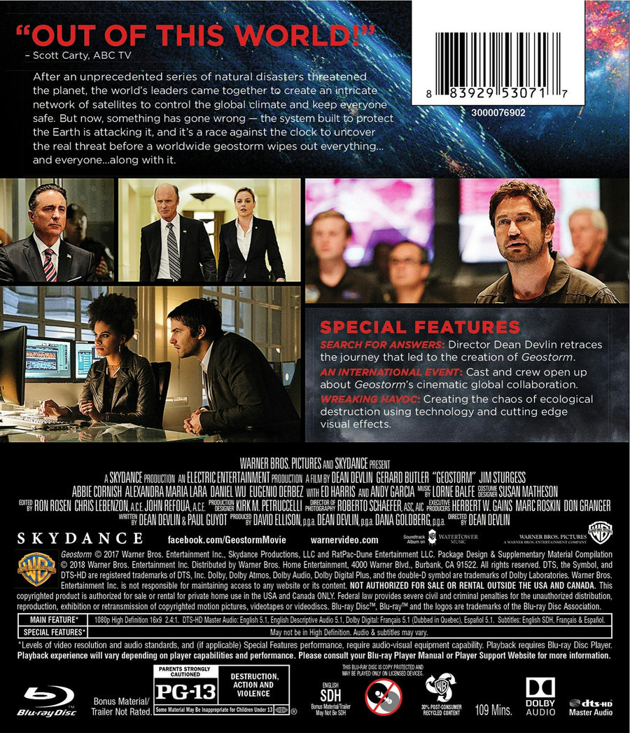 Geostorm (Blu-ray) [Blu-ray]