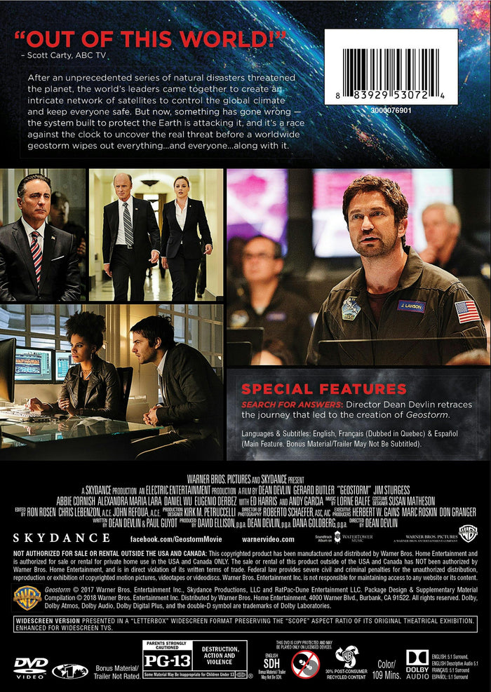 Geostorm [DVD]