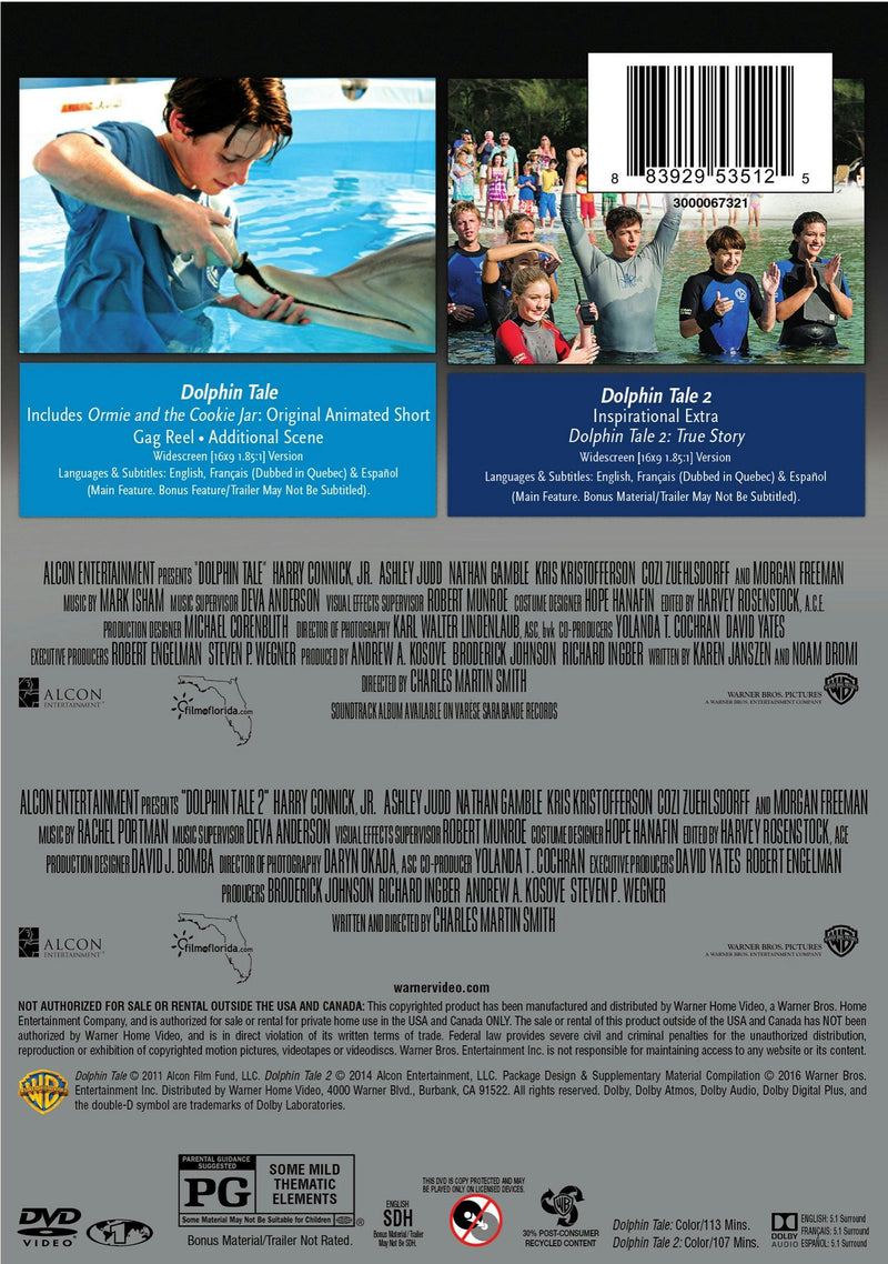 Dolphin Tale/Dolphin Tale 2 (DVD Double Feature) [DVD]