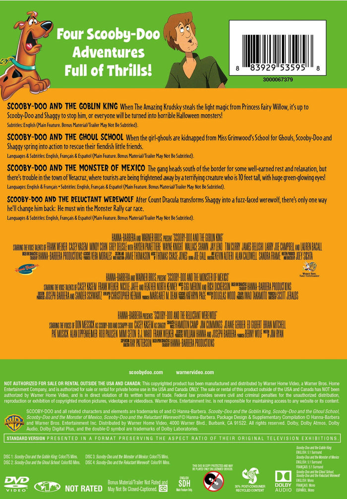 4 Kids Favorites: Scooby-Doo Monsters [DVD]