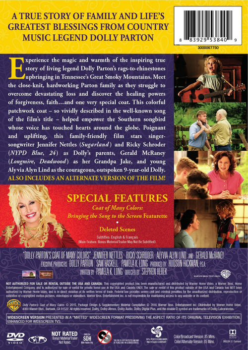 Dolly Parton's Coat of Many Colors [DVD]