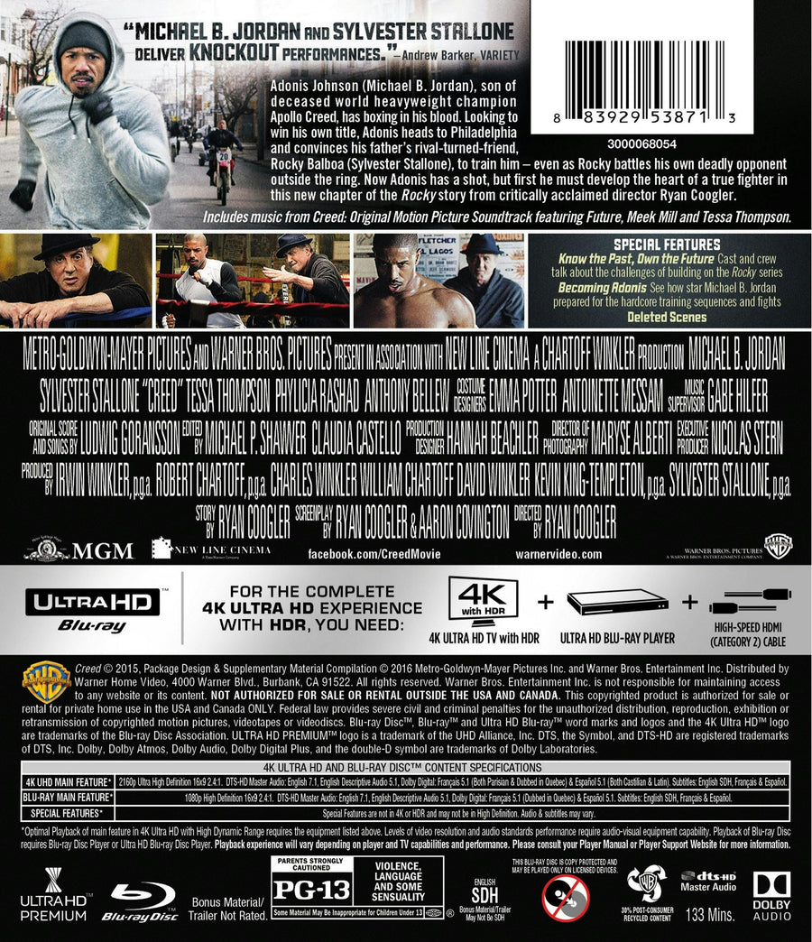 Creed (4K Ultra HD + Blu-ray) [UHD]