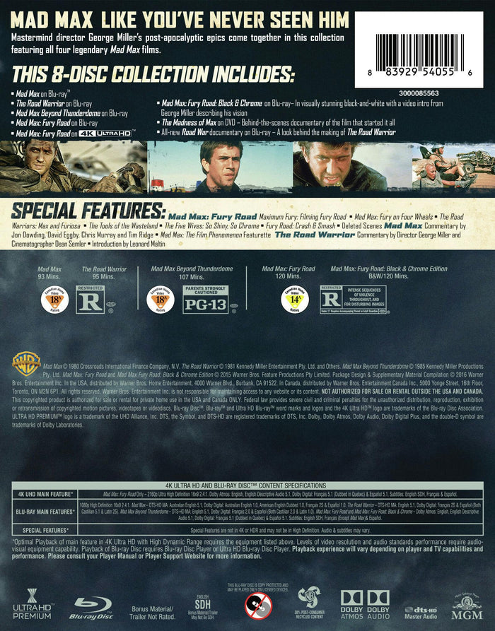 Mad Max: High-octane Collection (Box Set) [Blu-ray]