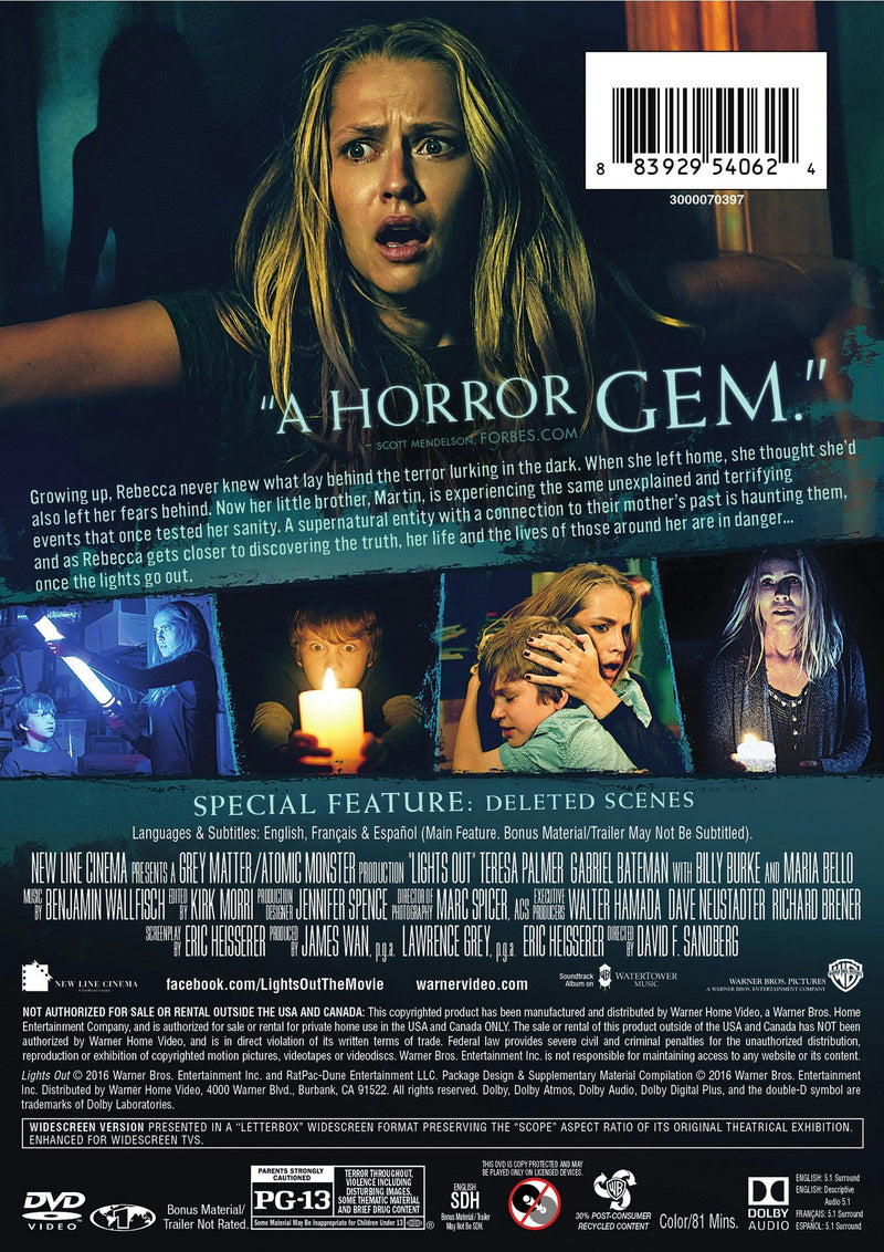 Lights Out [DVD]