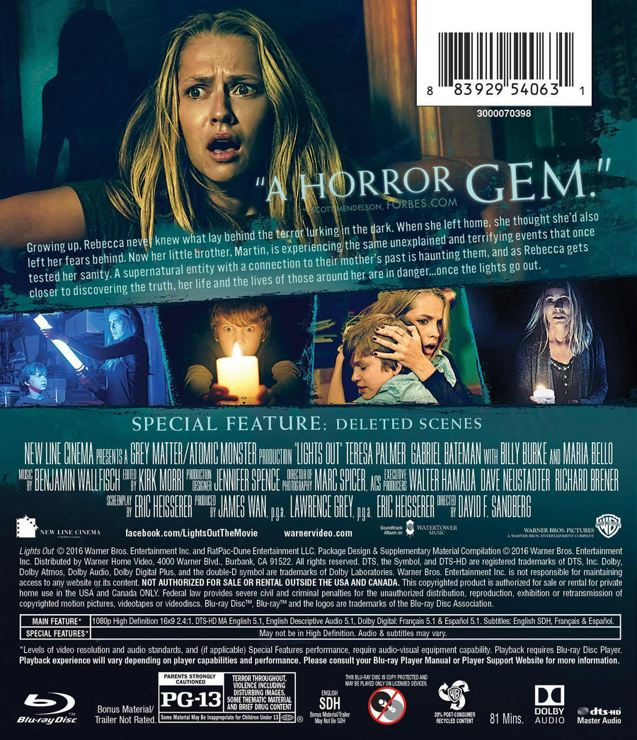 Lights Out [Blu-ray]
