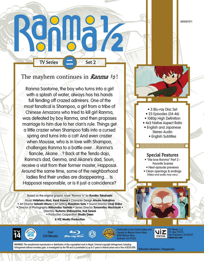 Ranma 1/2 - TV Series Set 2 Standard Edition [Blu-ray]
