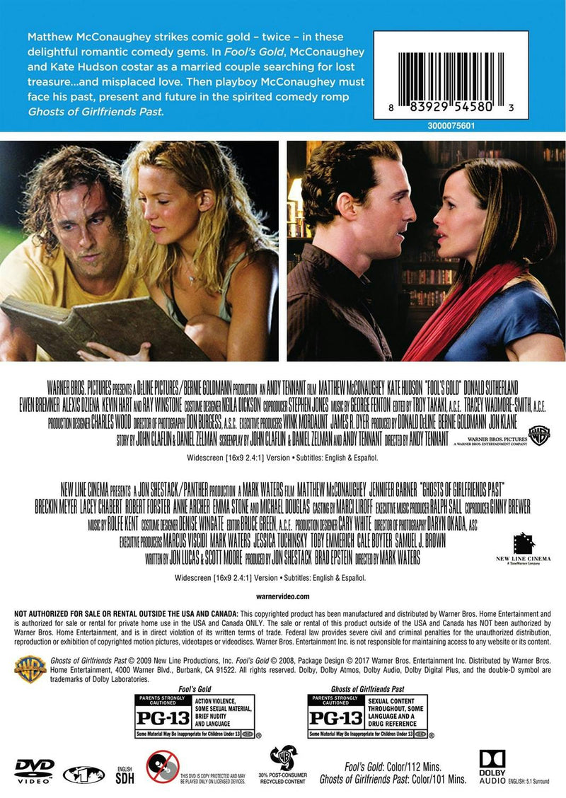 Fool's Gold / Ghosts of Girlfriends Past (DVD Double Feature) [DVD]